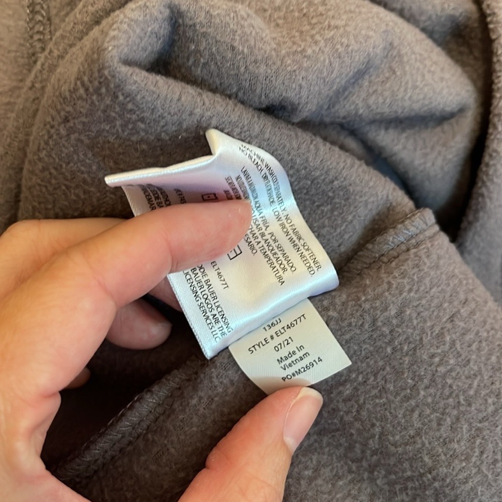 Eddie Bauer Fleece Quarter Zip Pullover - Picture 12 of 13